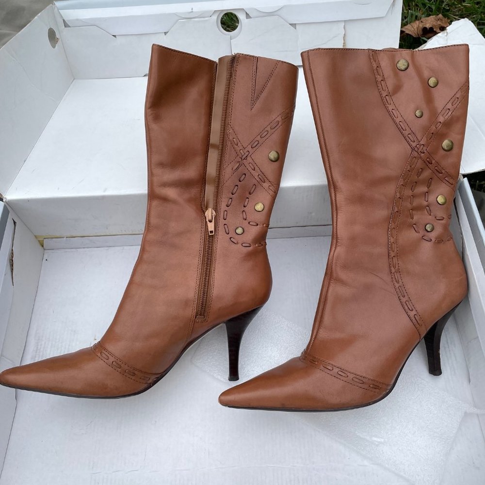 Women's Bandolino Brown Leather Boots